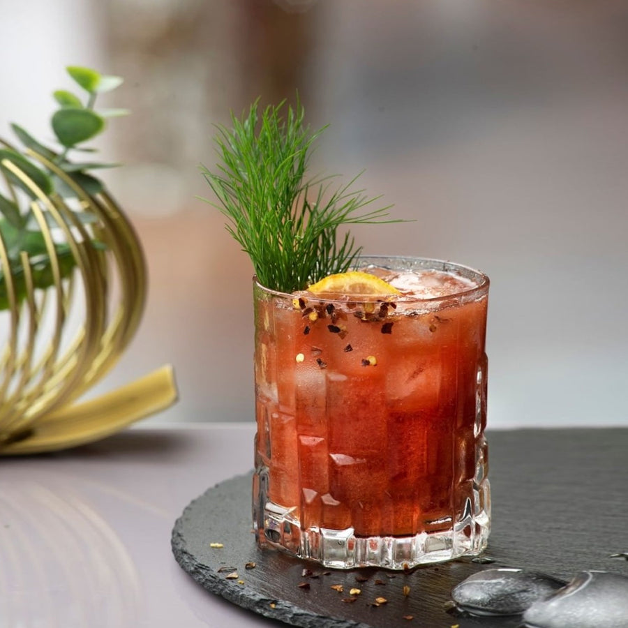 Lakrima crystal whiskey glasses with engraving, 6 pcs, 240 ml (Copy)