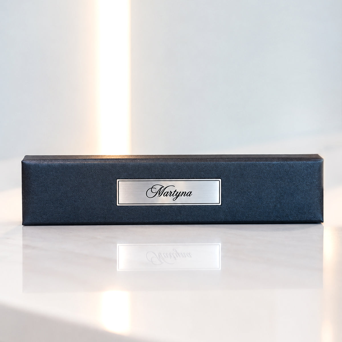 Mokka Crystal box for small jewelry with your initials/name
