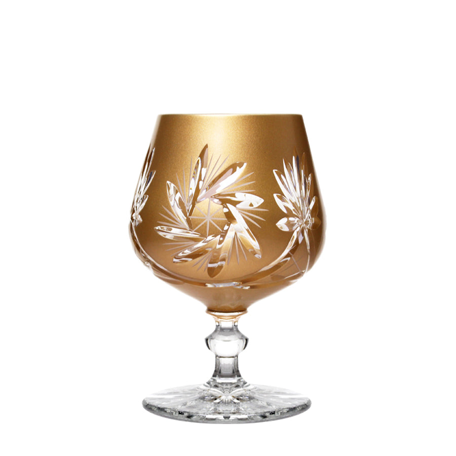 Whiskygläser aus Kristall, schwarz, 6 Stück, 240 ml