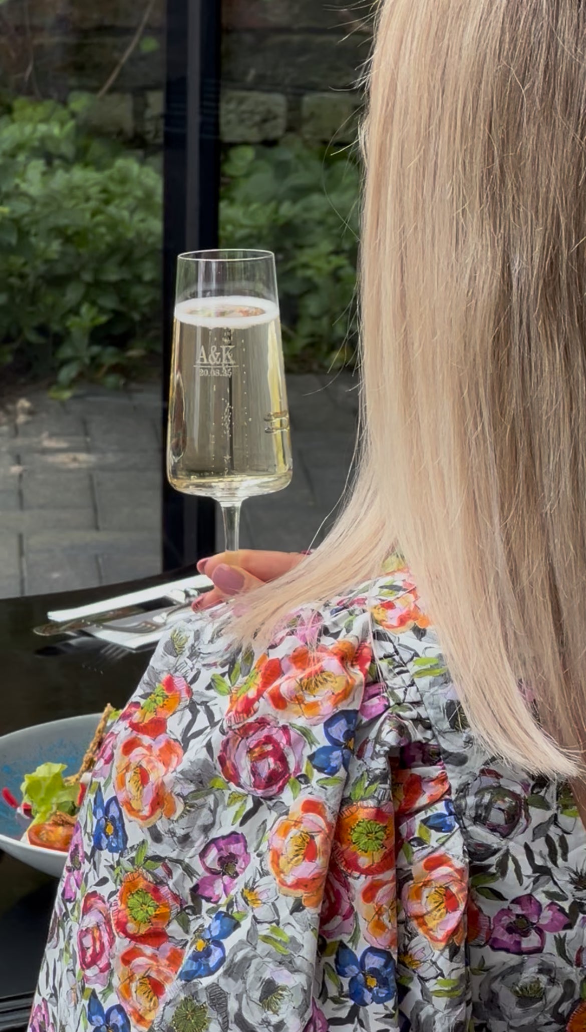 Vida Bunte Sektgläser Prosecco Mist mit Gravur, 2 Stück, 240ml