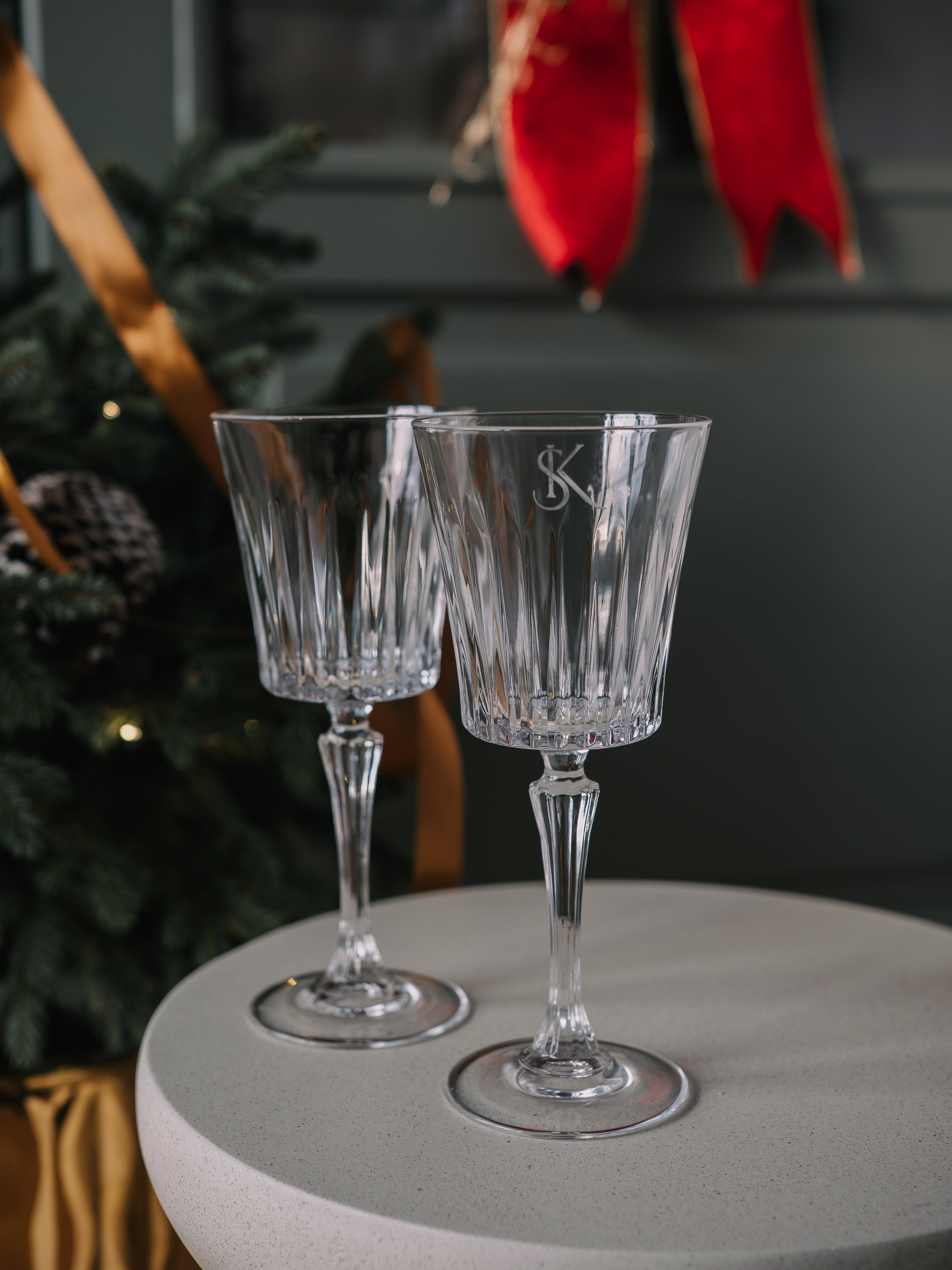 Lavo crystal wine glasses, 6 pcs, 300ml