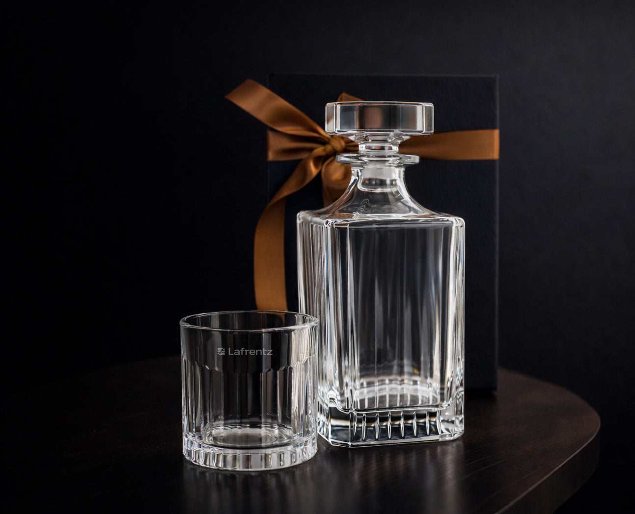 Lakrima crystal whiskey glasses with engraving, 6 pcs, 240 ml (Copy)