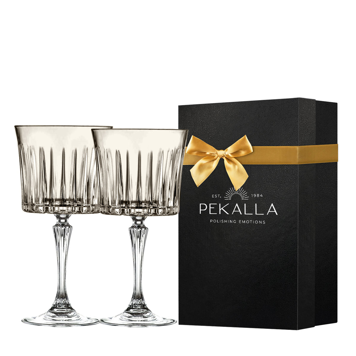 Vida Colorful Mist Wine Glasses with Engraving, 2pcs, 400ml