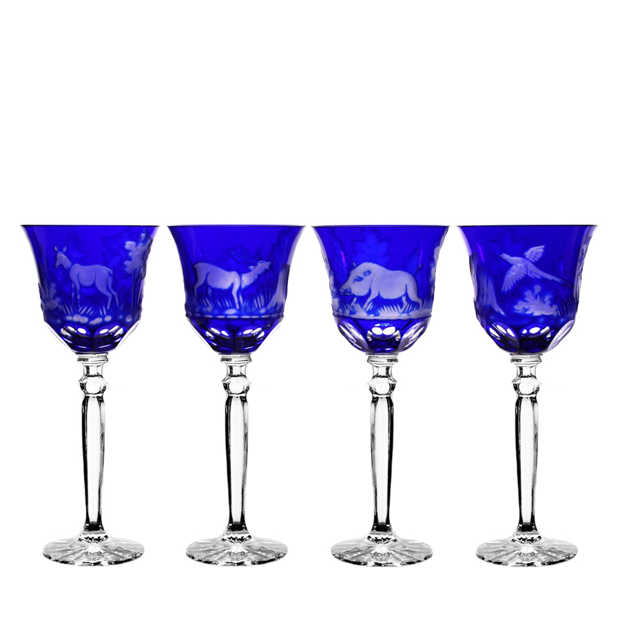 Lakrima Kristallweingläser mit Gravur, 6 Stück, 240 ml