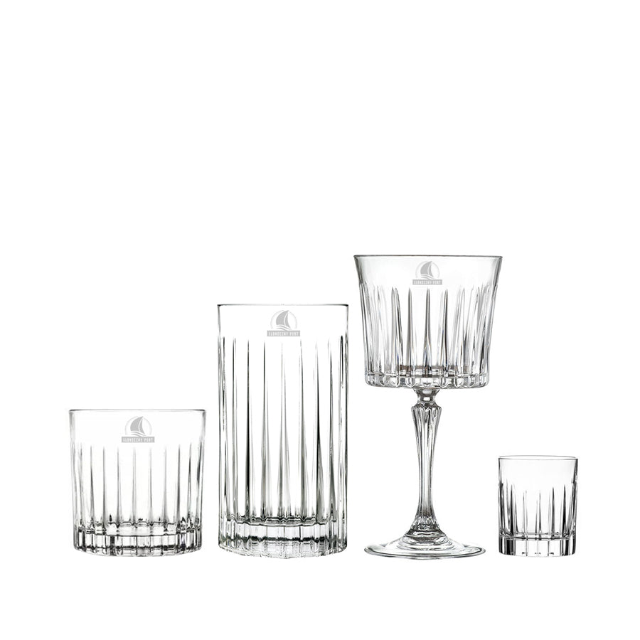 Lakrima Zestaw dla Firm szklanki i kieliszki z grawerem logo 24 el.