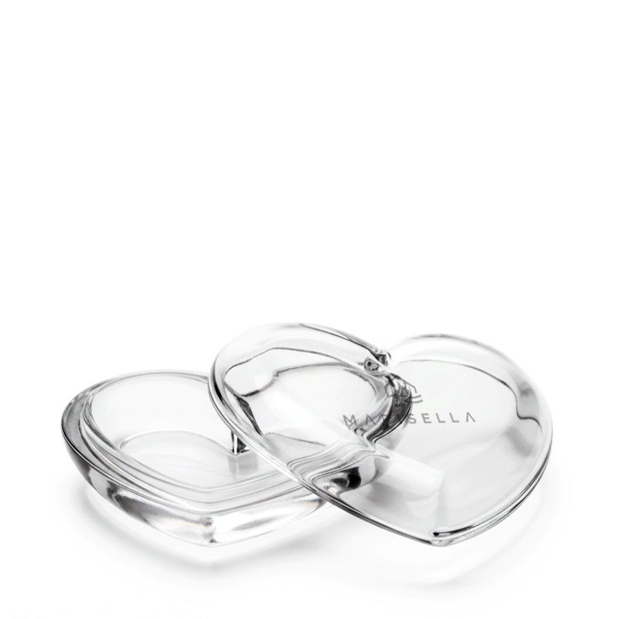 Mokka Crystal box for small jewelry with your initials/name