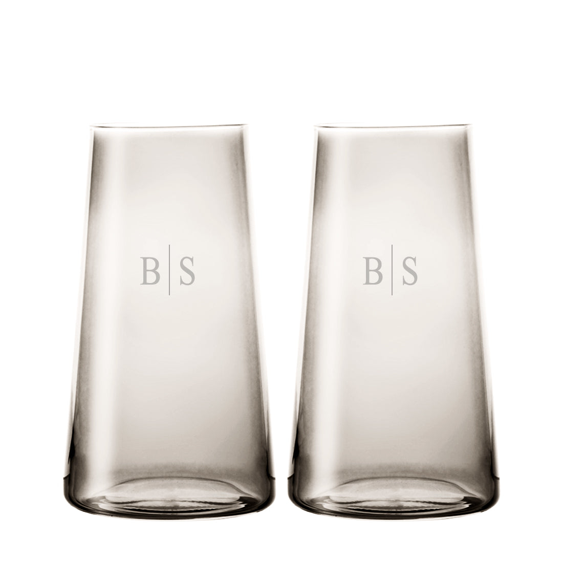 Vida Szklanki do drinków, napojów i wody z grawerem, 2szt, 450ml