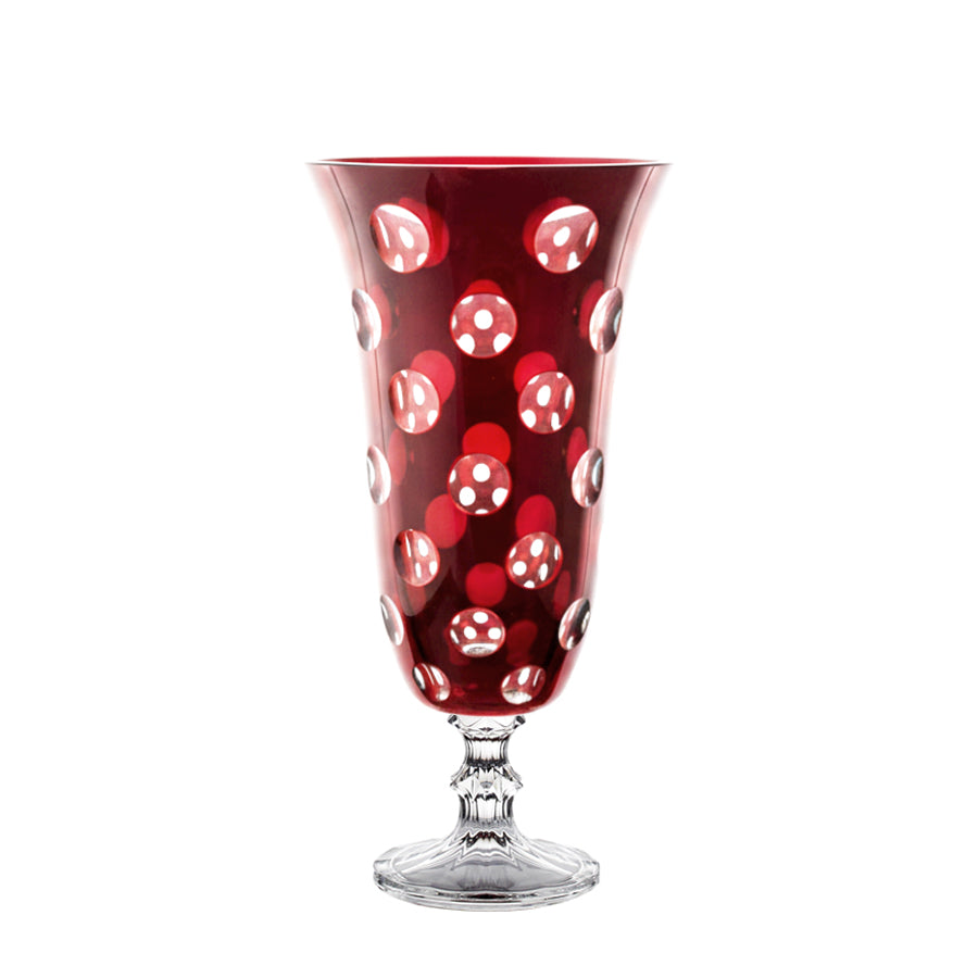 Lavo Kristallvase Kobalt, 38cm