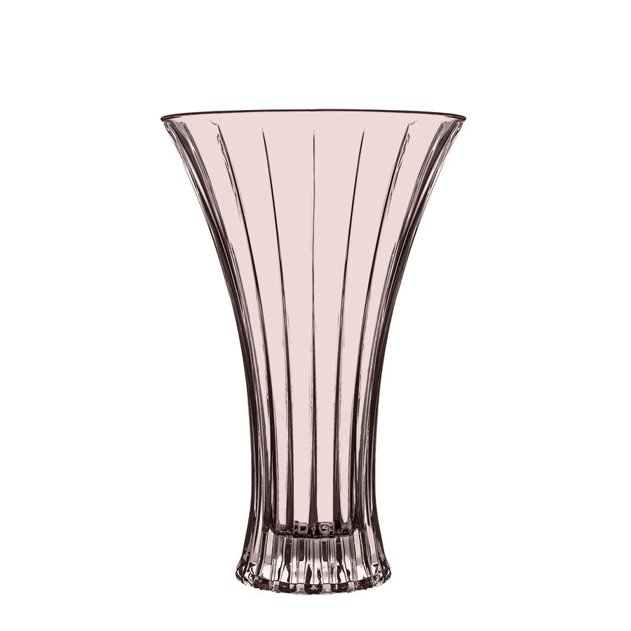 Kristallvase auf Bein, 36cm