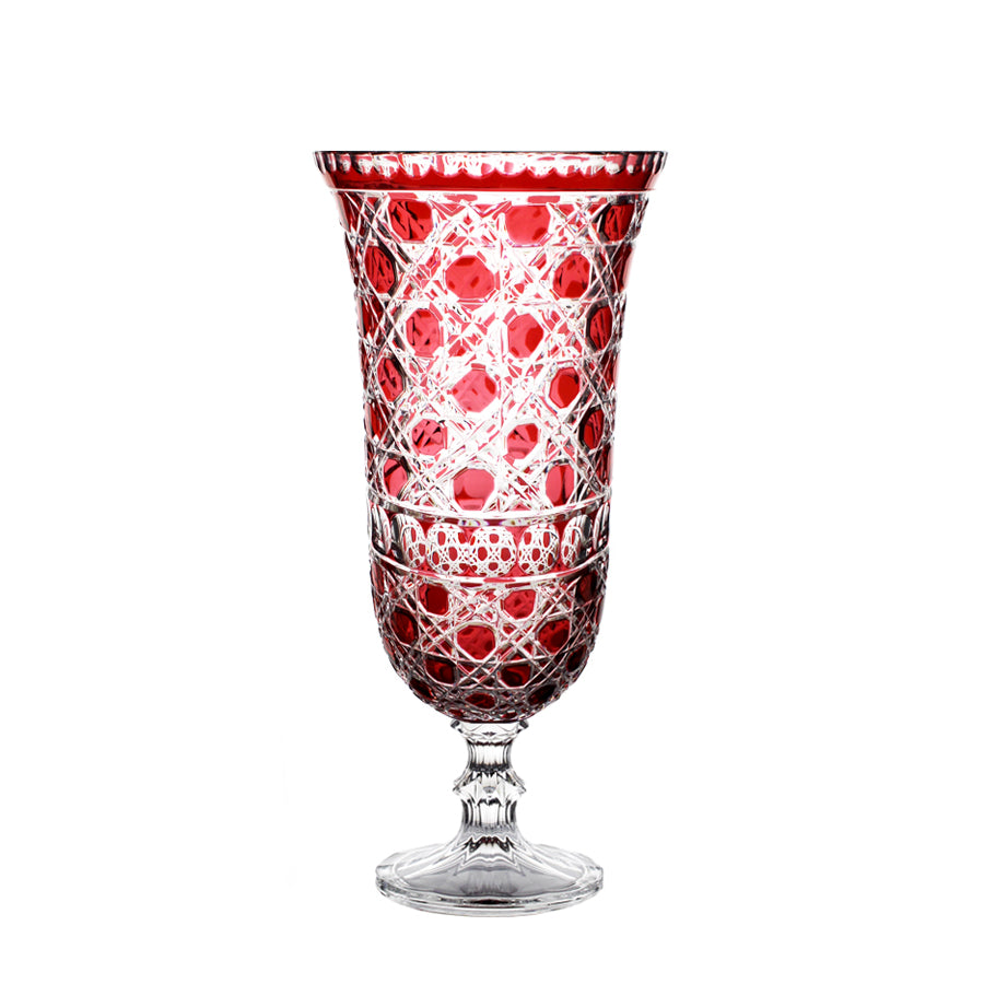 Lavo Kristallvase Kobalt, 38cm