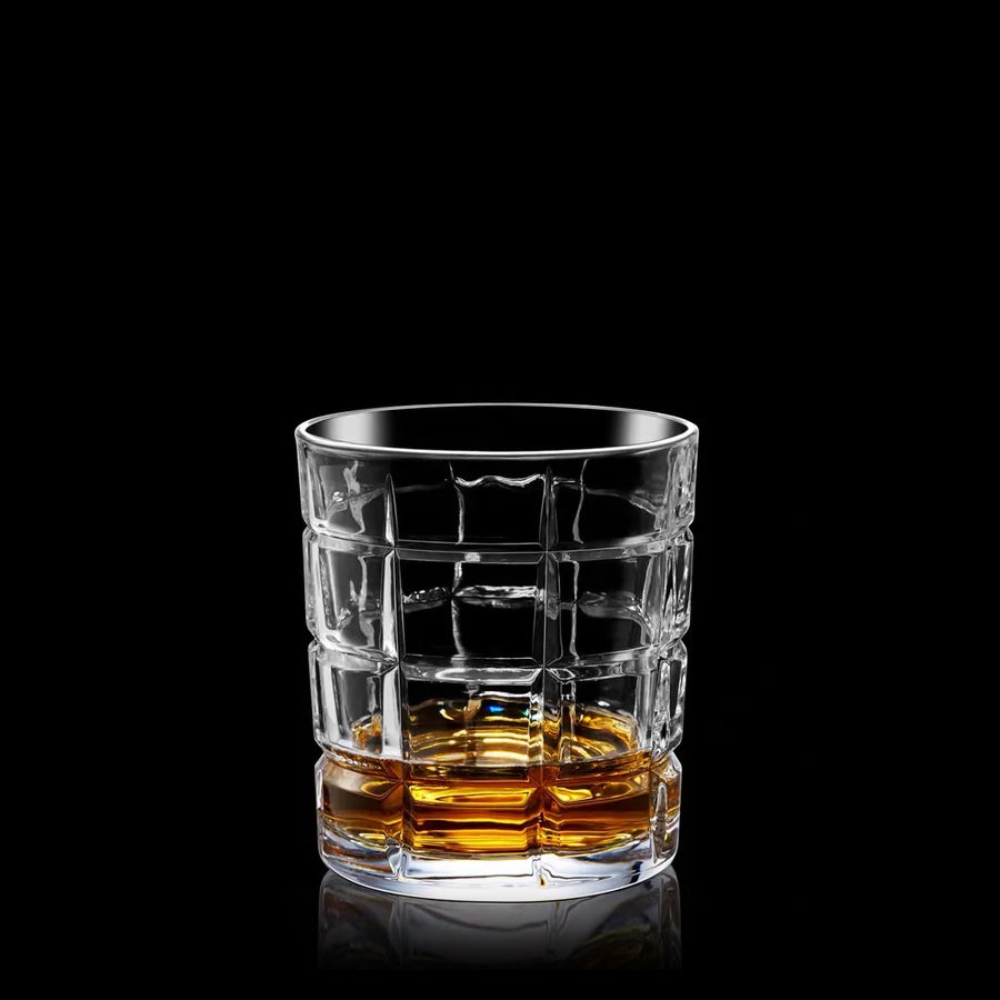 Vaso II Carafe + crystal whiskey glasses Mocha, 2 pcs, 240ml