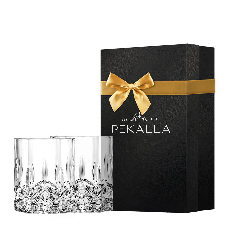 Nova Szklanki kryształowe do whisky 2szt w opakowaniu prezentowym, 320ml