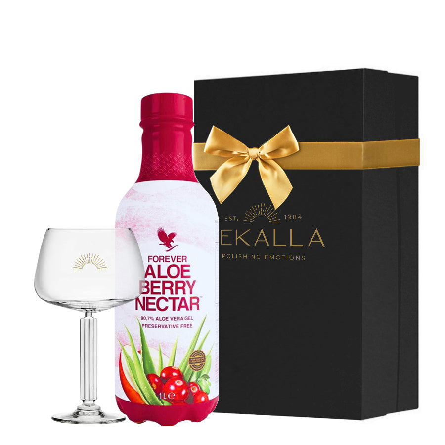 Zestaw prezentowy Wellnes Aloes & Kieliszki kryształowe