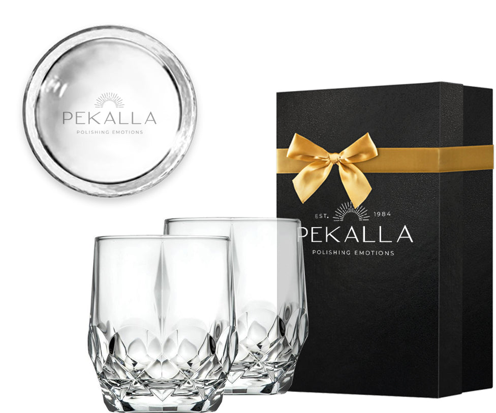 Zestaw firmowy Szklanki kryształowe SOLE do whisky 2szt z logo