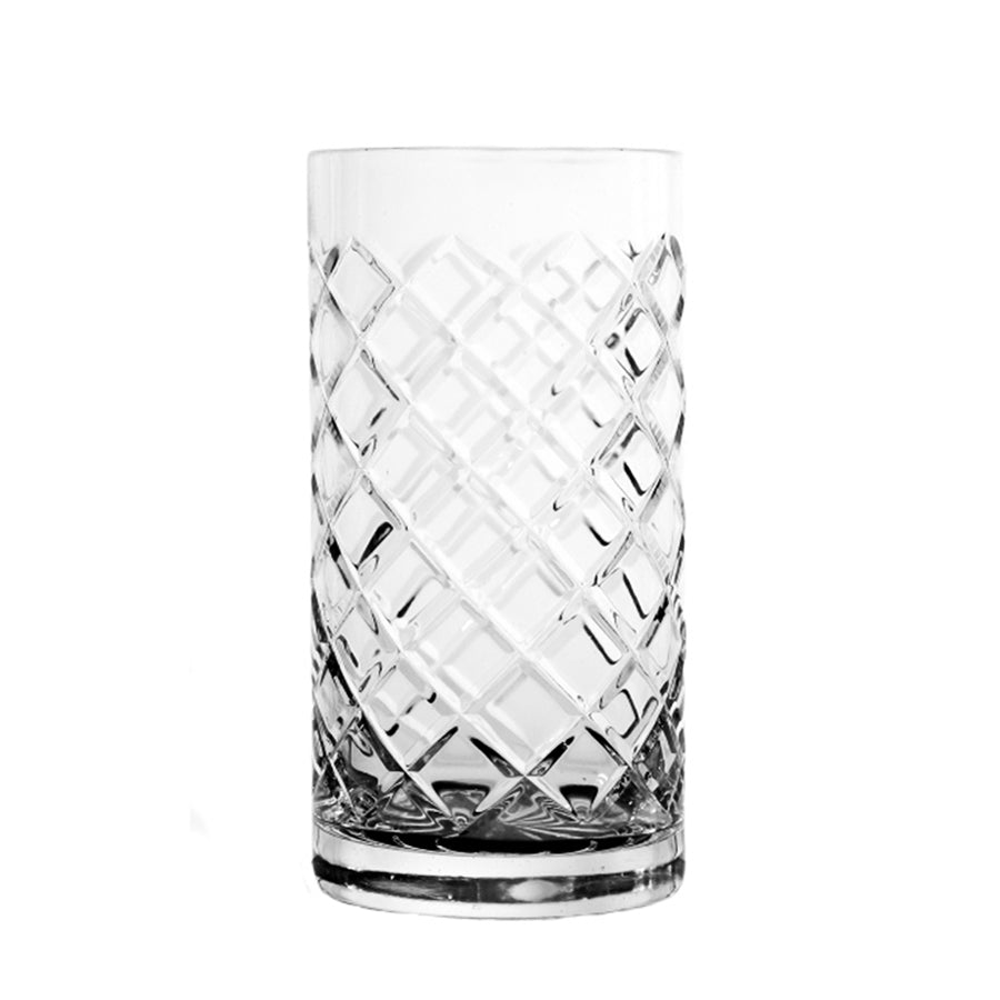 Iris crystal glasses for drinks, 6 pcs, 340ml 