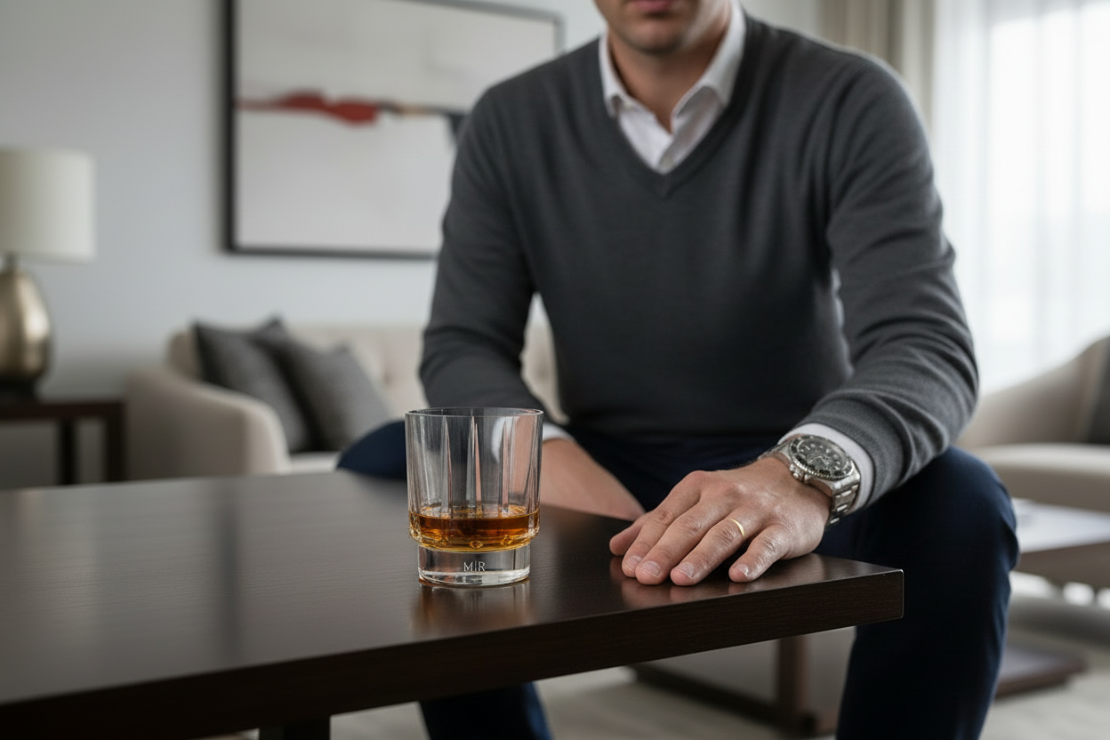 Mocha Crystal Whiskygläser, 2 Stück, 300 ml 