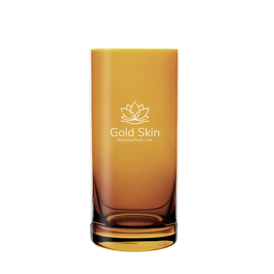 Vispera Kolorowa Szklanka do drinków Amber z Twoim logo 1szt, 360ml
