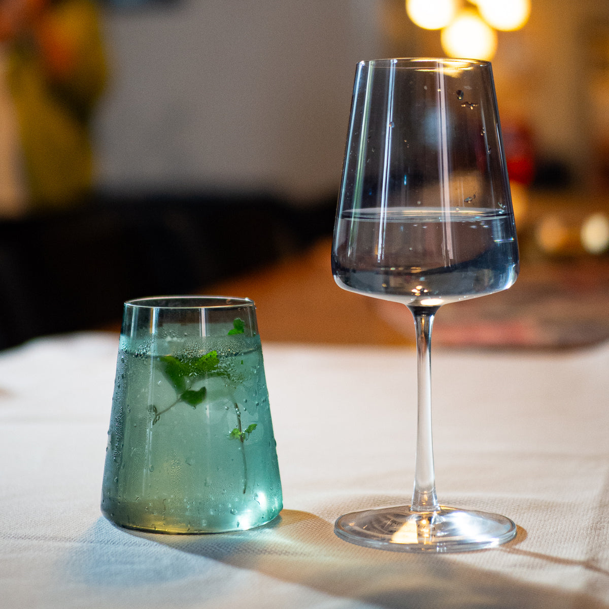 Vida Kolorowa Szklanka do drinków,wody Malachit 6 szt, 380ml
