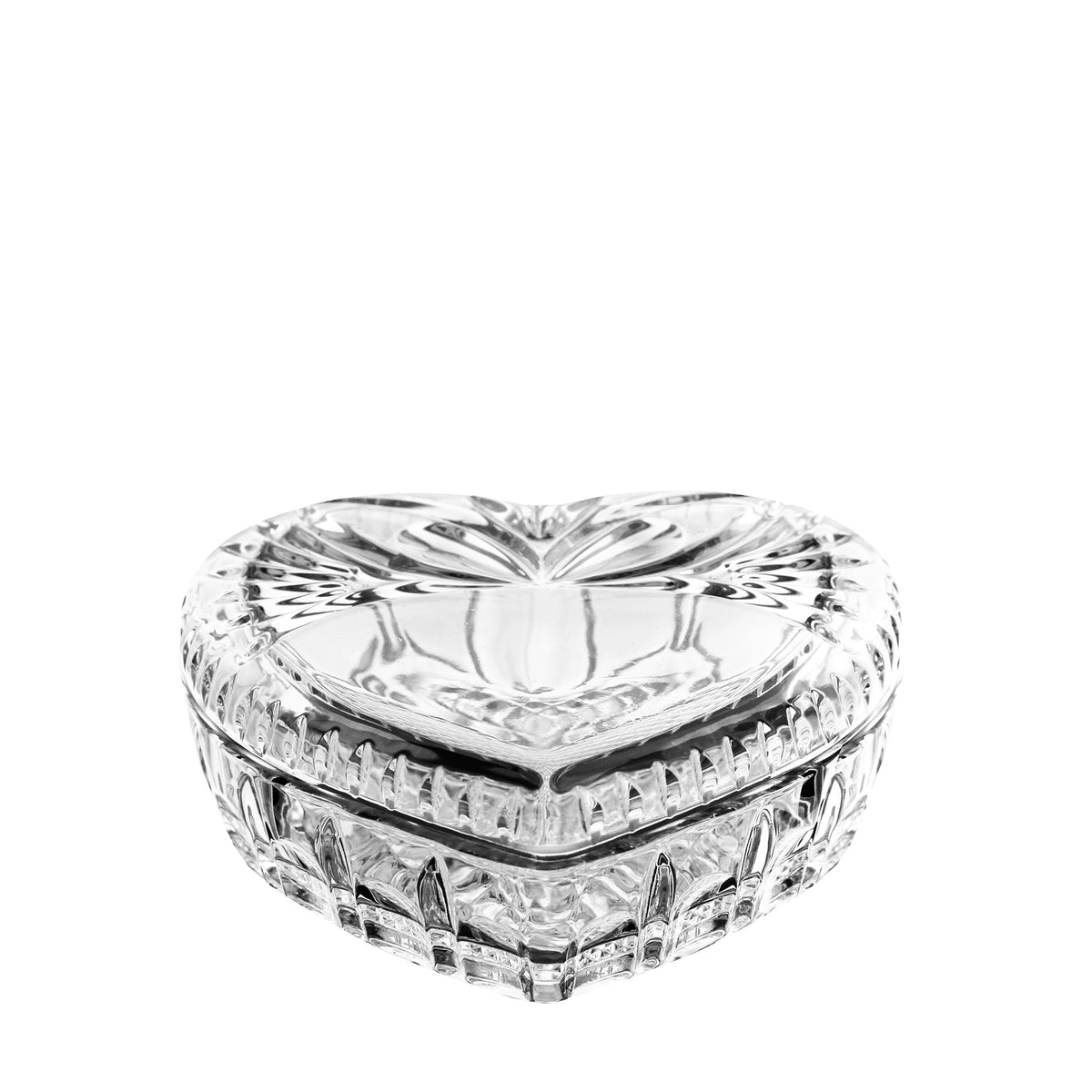 Crystal Heart Jewelry Box with Engraving Salmo