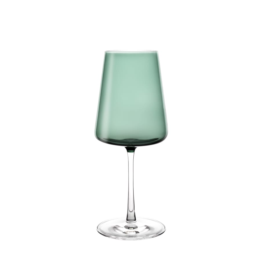 Vida Kolorowy Kieliszek do wina Malachit, 6szt, 400ml