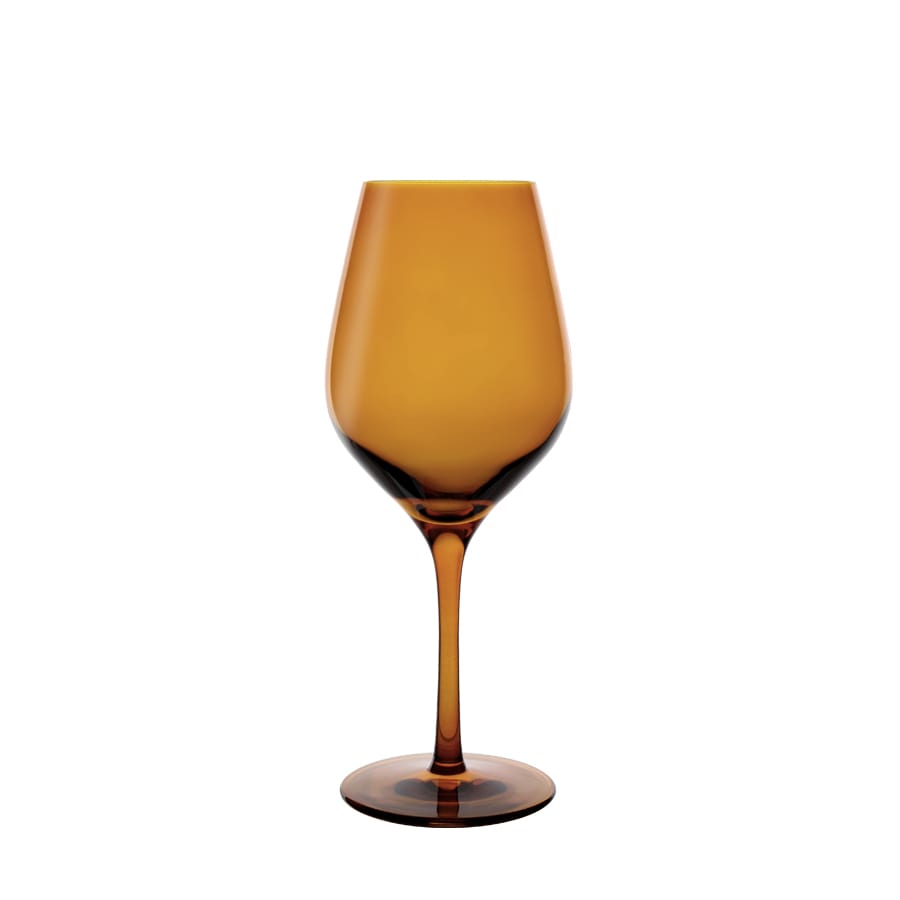 Vispera Kolorowy Kieliszek do Wina Amber, 6szt, 480ml