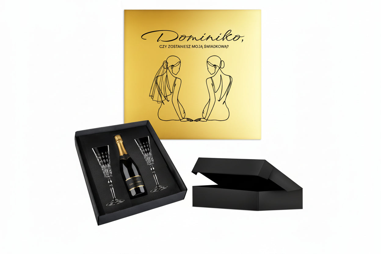 Lavo Kristall Sektgläser mit Gravur, 2 Stück, 140ml 