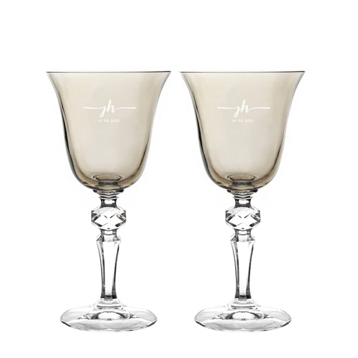 Kalatina kryształowe kieliszki do wina Mokka z grawerem, 2szt, 170ml