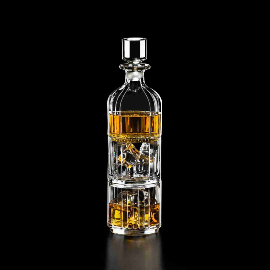 Vaso II Whiskykaraffe aus Malachitkristall, 750 ml