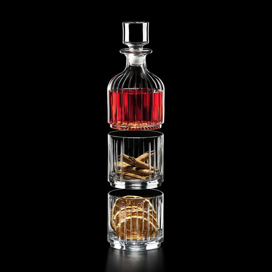 Vaso II Whiskykaraffe aus Malachitkristall, 750 ml