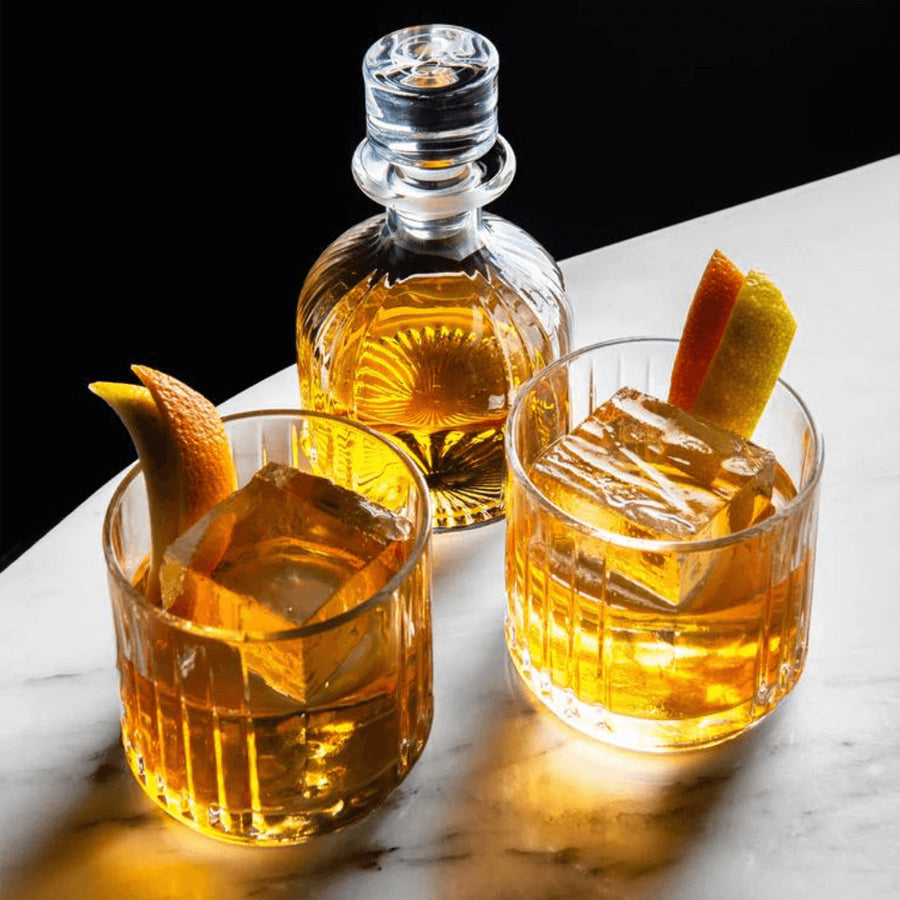 Vaso II Whiskykaraffe aus Malachitkristall, 750 ml