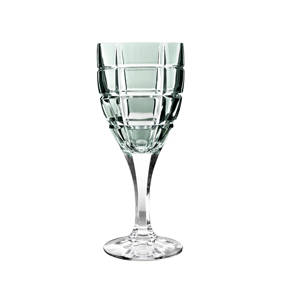 Vaso Nowoczesne kieliszki kryształowe do wina Malachit, 300ml, 6szt