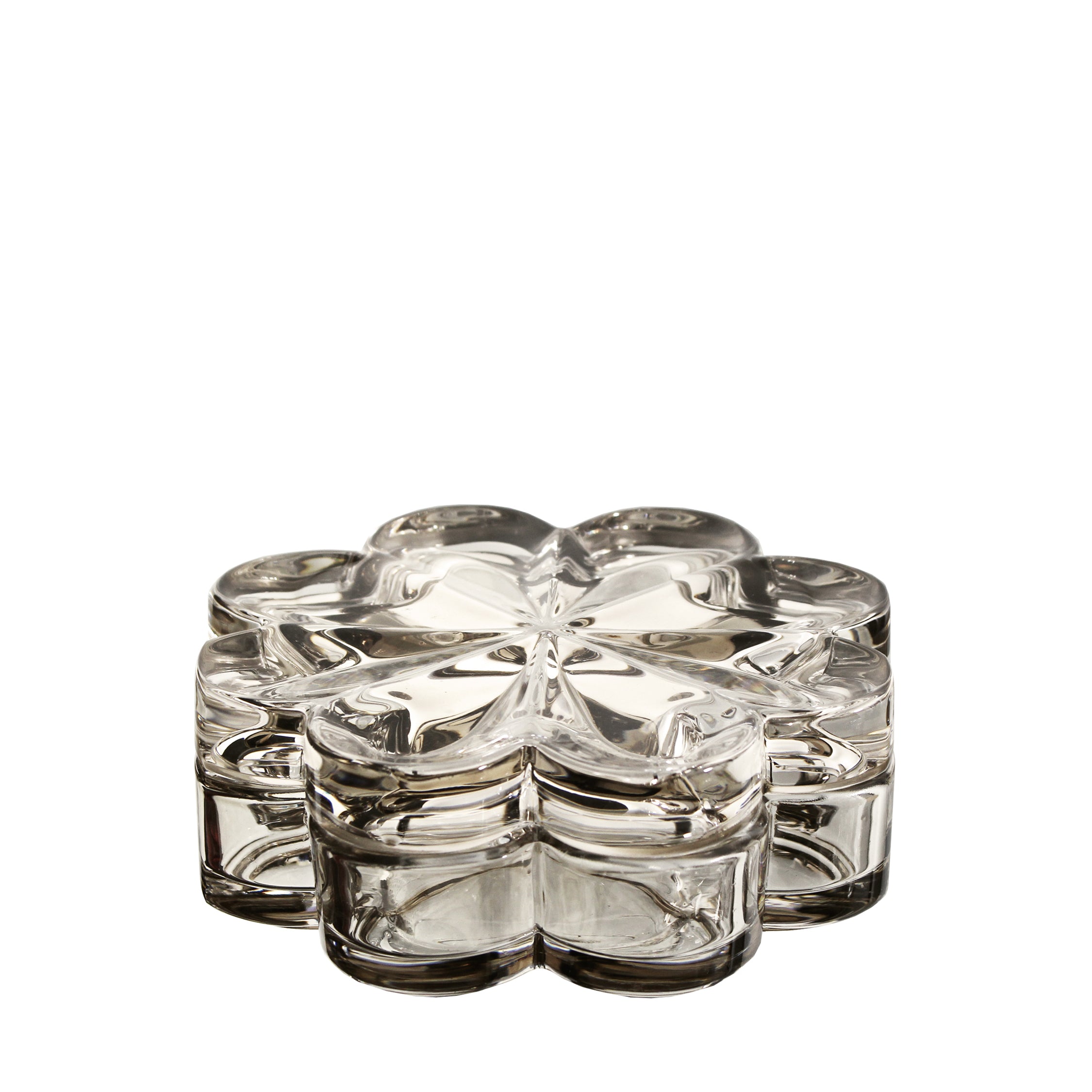 Crystal box Clover for small jewelry Mocha