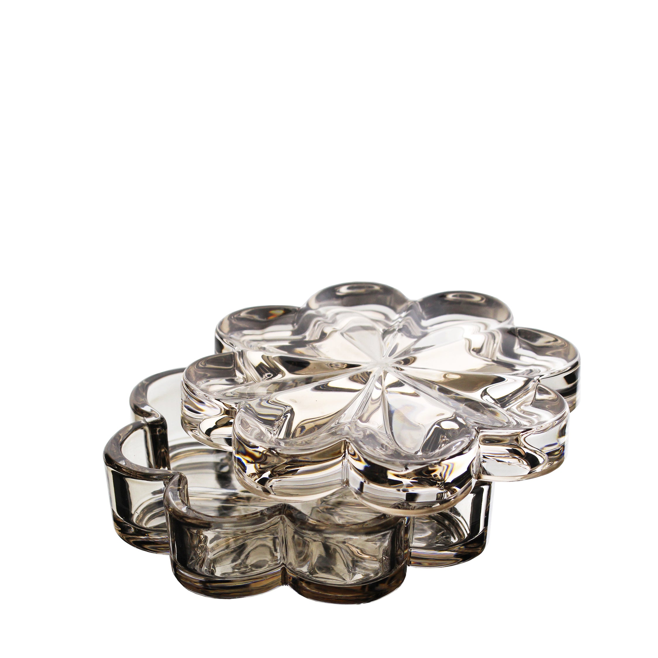 Crystal box Clover for small jewelry Mocha