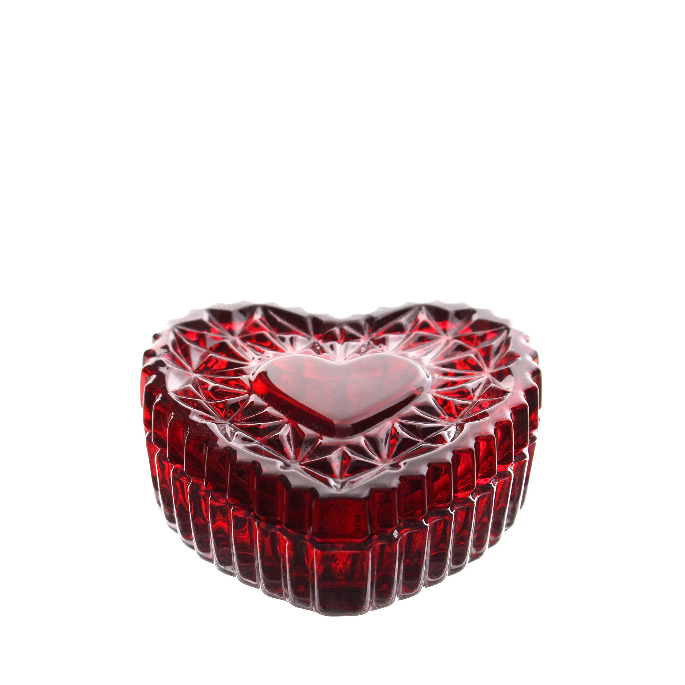 Ruby Crystal box for small jewelry with your initials/name