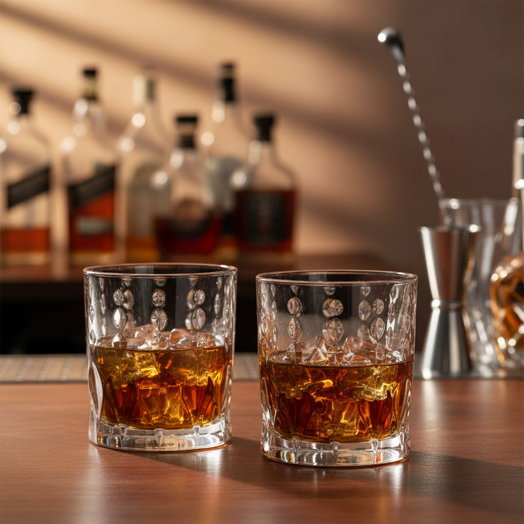 Arona szklanki kryształowe do whisky 340 ml, 6 szt