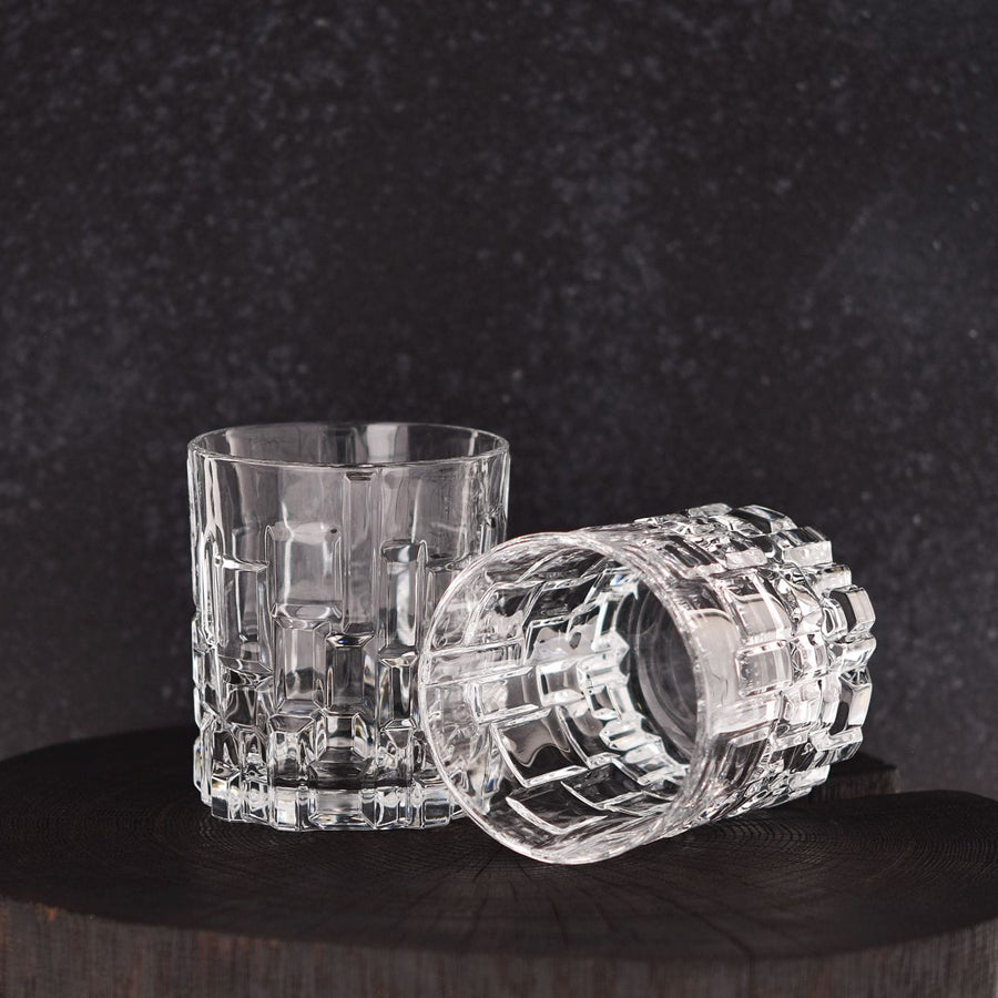 Lakrima crystal whiskey glasses with engraving, 6 pcs, 240 ml (Copy) 
