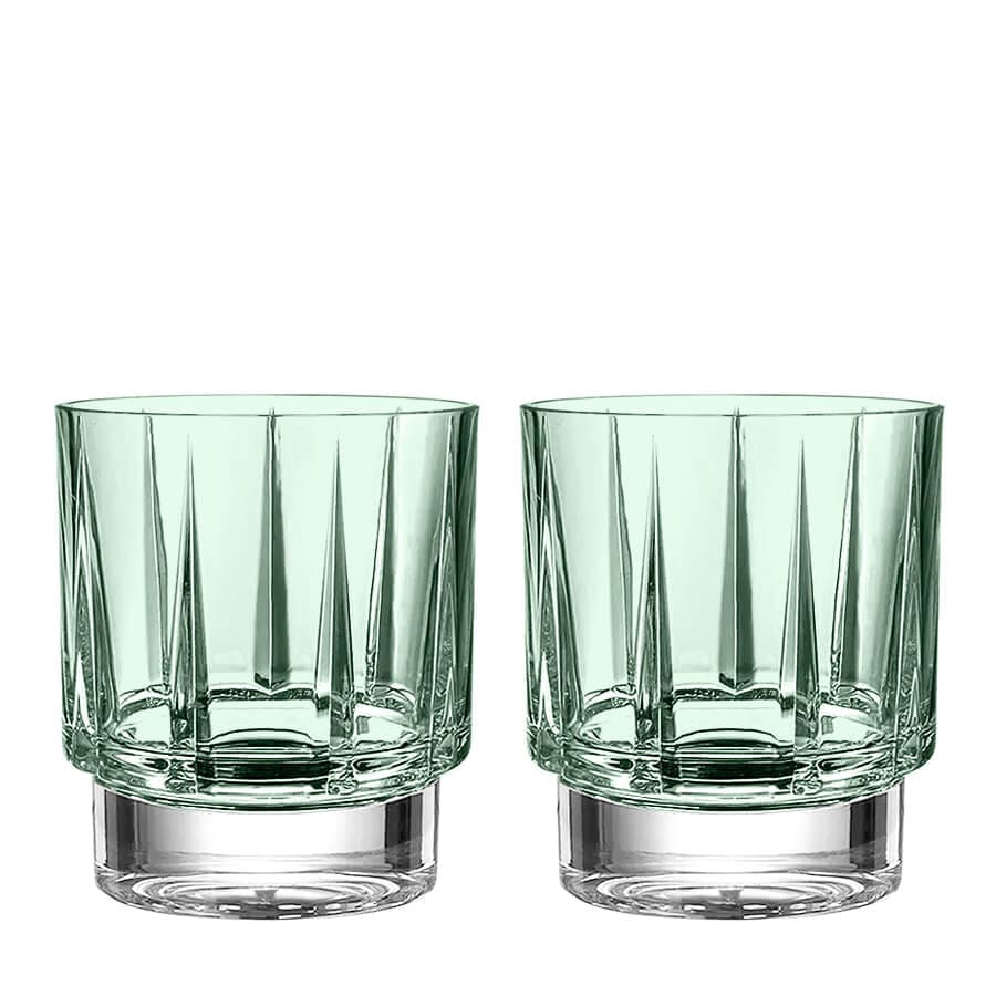 Linea Malachit Szklanki kryształowe do whisky, 2SZT, 300ML
