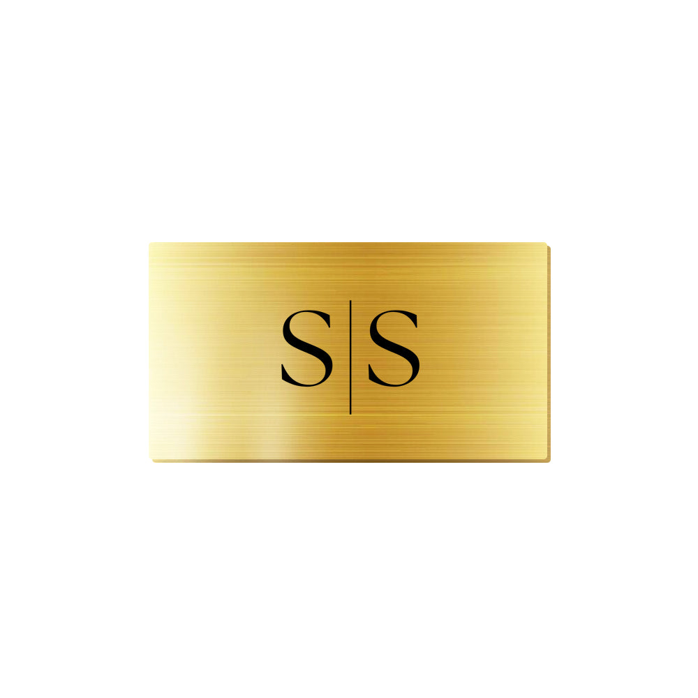 Złota tabliczka z Twoim grawerem