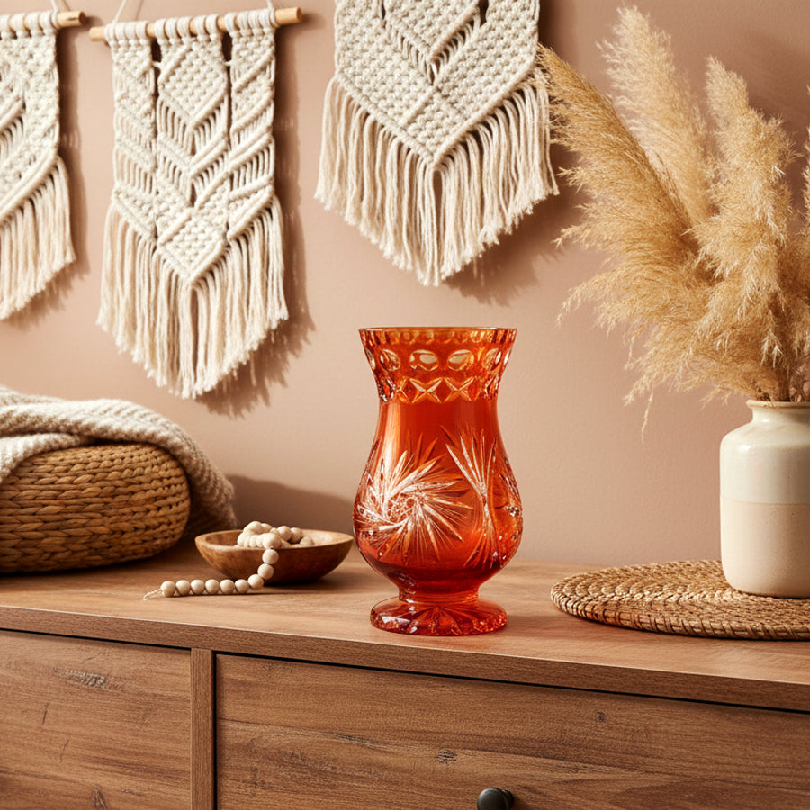 Lavo Kristallvase Kobalt, 38cm 