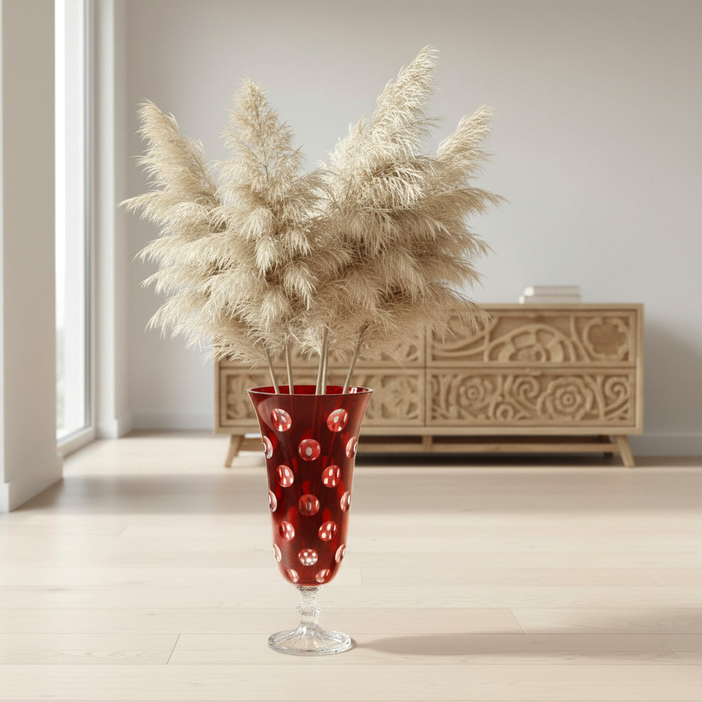 Lavo Kristallvase Kobalt, 38cm 