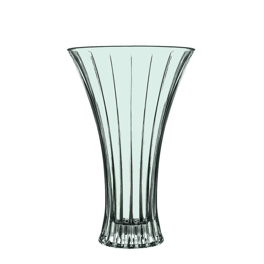 Kristallvase auf Bein, 36cm