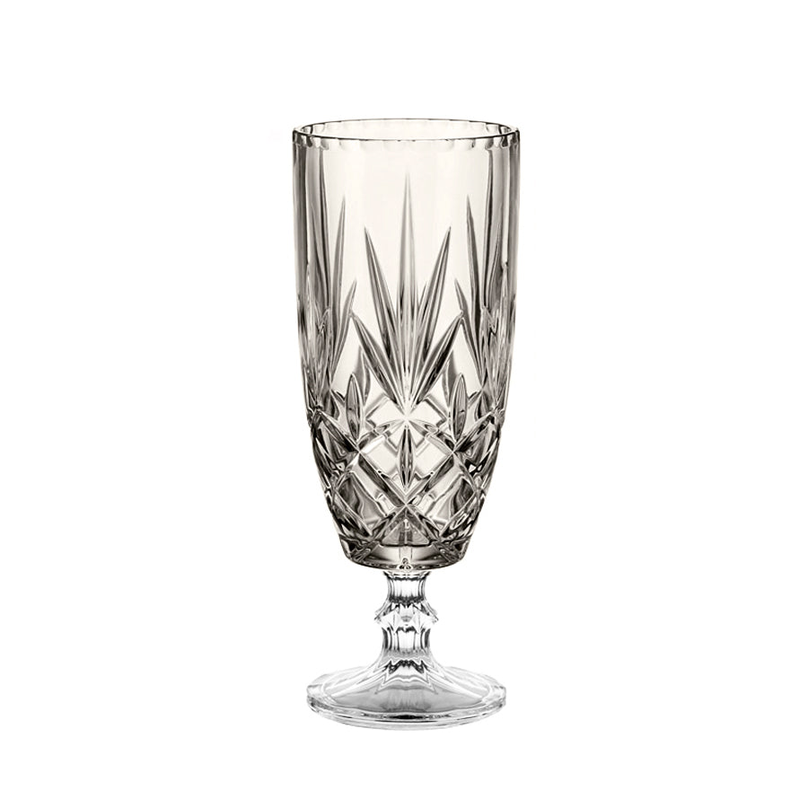 Kristallvase auf Bein, 36cm