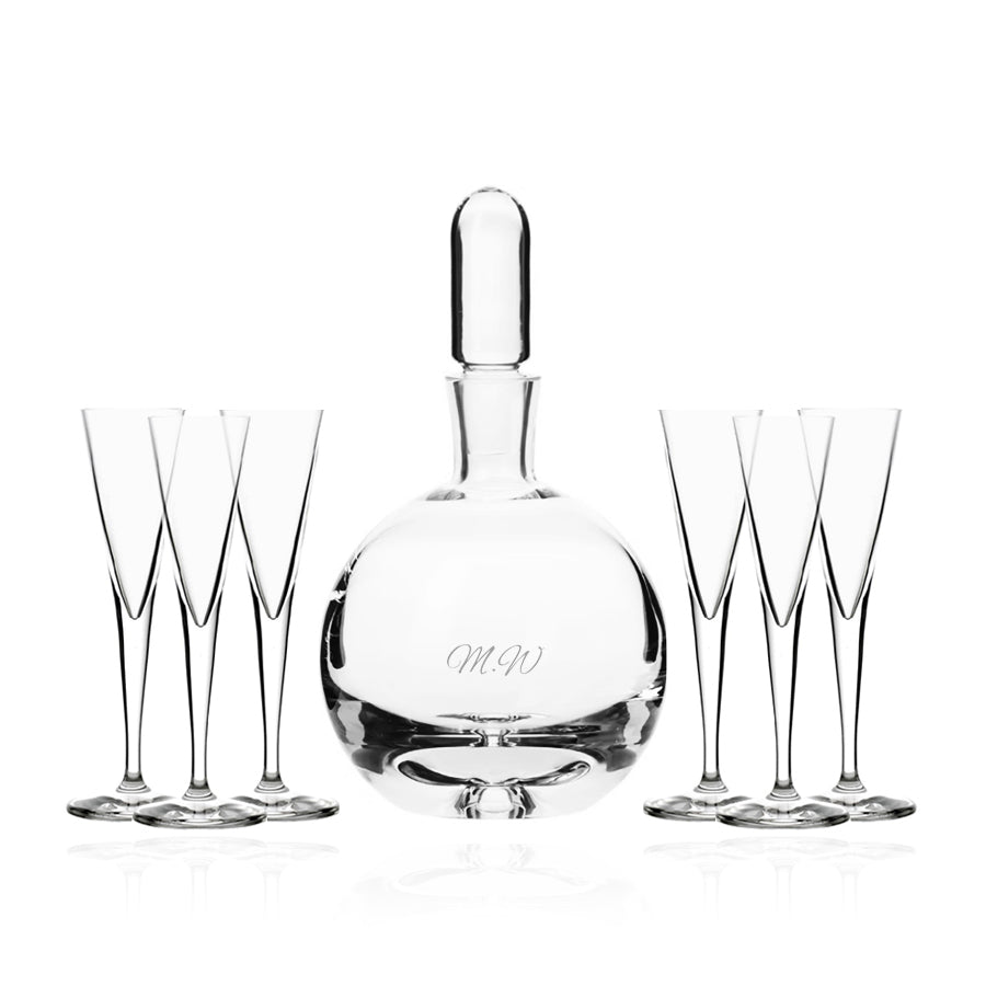 Zestaw Karafka + kieliszki do nalewki z grawerem 50 ml, 6szt